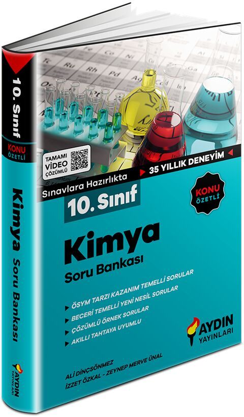 Aydın Yayınları 10. Sınıf Kimya Soru Bankası,Aydın Yayınları