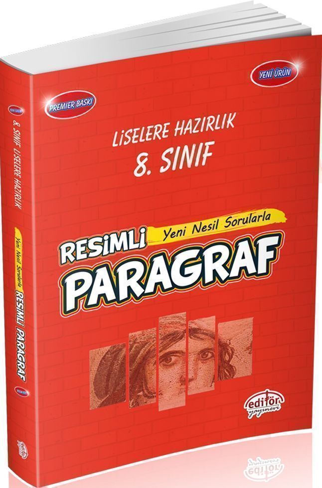 Editör Yayınları 8. Sınıf LGS Resimli Paragraf Premier Baskı,Kitapİşler