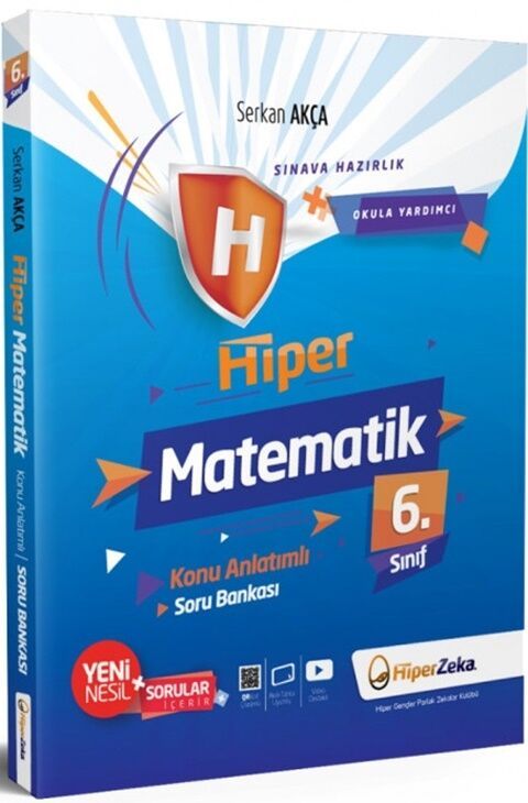 Hiper Zeka 6. Sınıf Hiper Matematik Konu Anlatımlı Soru Bankası,,6