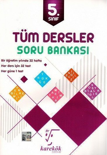 Karekök Yayınları 5. Sınıf Tüm Dersler Soru Bankası,Kitapİşler - İşler