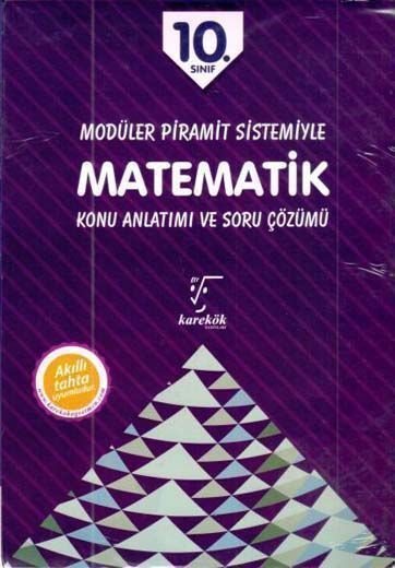 2024 Karekök Yayınları 10. Sınıf Modüler Piramit Sistemiyle Matematik Konu Anlatımı ve Soru Çözümü