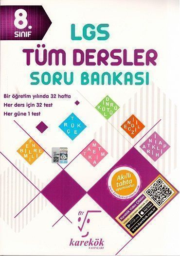 Karekök Yayınları 8. Sınıf LGS Tüm Dersler Soru Bankası