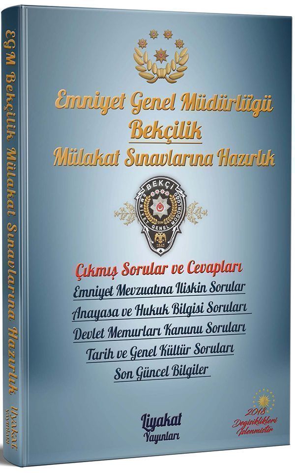 Liyakat Yayınları Emniyet Genel Müdürlüğü Bekçilik Mülakat Sınavlarına