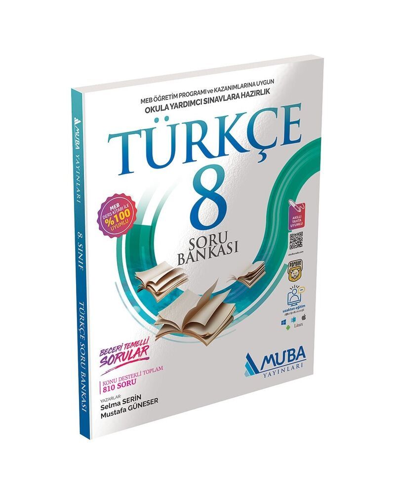 Muba Yayinlari 8 Sinif Turkce Soru Bankasi Muba Yayinlari