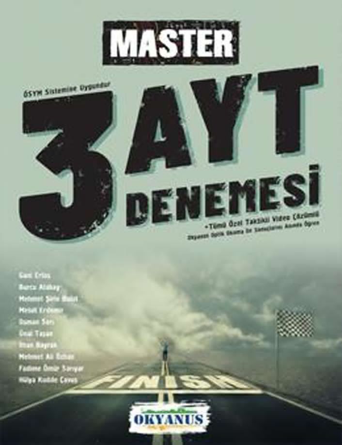 Okyanus Yayınları AYT Master 3 Denemesi