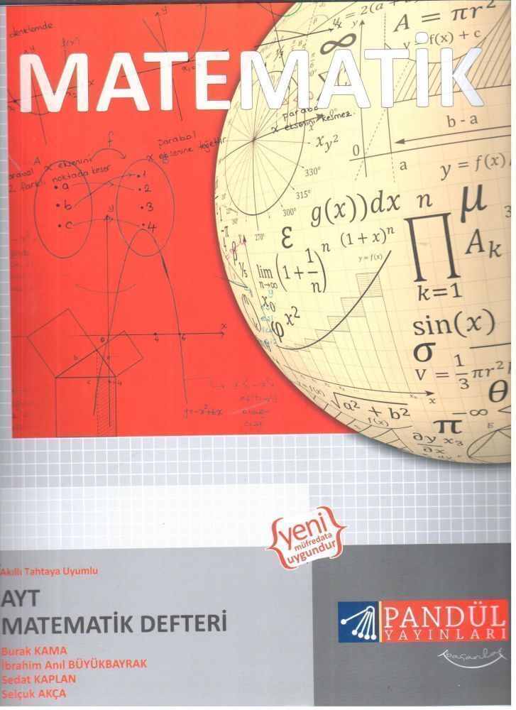 Pandul Yayinlari Ayt Matematik Defteri Kitapisler Isler Kitabevleri