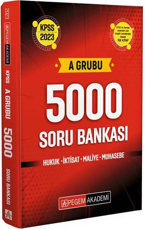 Pegem Yayınları KPSS A Grubu 5000 Soru Bankası