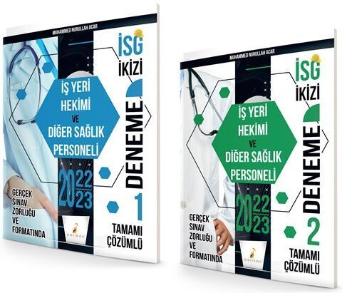 Pelikan Yayınları İSG İkizi İş Yeri Hekimi ve Diğer Sağlık Personeli 2 Özgün Deneme Sınavı
