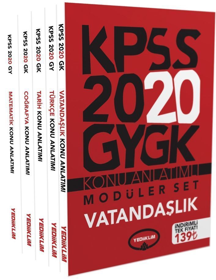 2020 Kpss Genel Yetenek Genel Kultur Tamami Cozumlu Moduler Soru Seti Lider Yayinlari 9786053085454