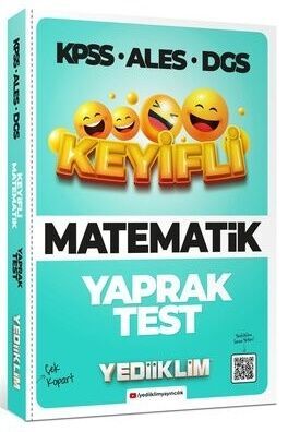 Yediiklim Yayınları KPSS-ALES-DGS Keyifli Matematik Tamamı Çözümlü Çek Kopart Yaprak Test