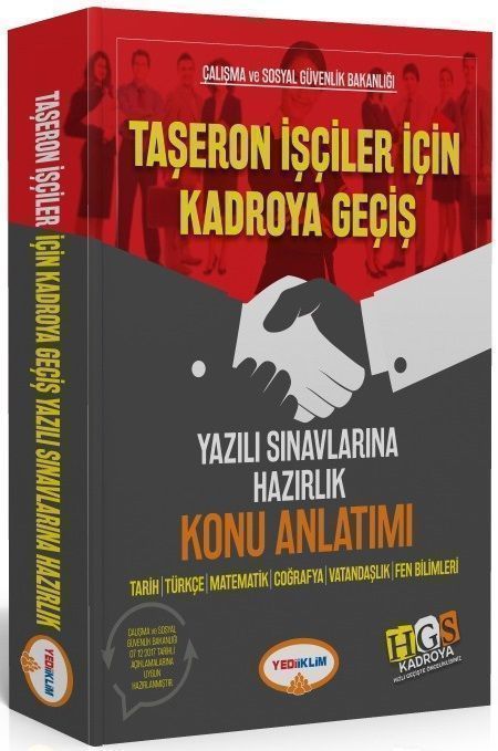 Yediiklim  Taşeron İşçiler İçin Kadroya Geçiş Yazılı Sınavlarına Hazırlık Konu Anlatımı