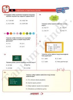  112 Matematik 5. Sınıf 112 Matematik Soru Bankası