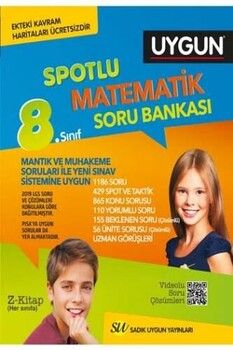 2019  Sadık Uygun Yayınları 8. Sınıf Matematik Spotlu Soru Bankası