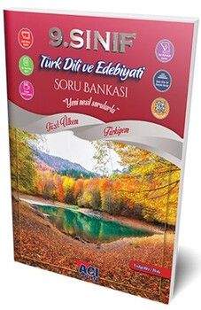 2021 Açı Yayınları 9. Sınıf Türk Dili ve Edebiyatı Soru Bankası