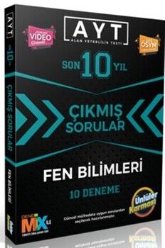 2021 Ünlüler Karması AYT Fen Bilimleri Karması Tıpkı Basım 10 Deneme