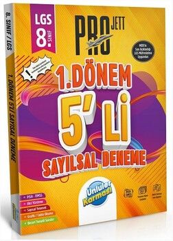 2023 Ünlüler Karması 8. Sınıf LGS Sayısal 1. Dönem Pro JETT 5 li Deneme