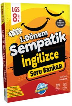 2023 Ünlüler Karması 8. Sınıf LGS İngilizce Sempatik 1. Dönem Soru Bankası