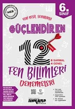 2024 Ankara Yayıncılık 6. Sınıf Fen Bilimleri Güçlendiren 12 Deneme