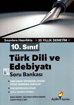 2024 Aydın Yayınları 10. Sınıf Türk Dili ve Edebiyatı Soru Bankası