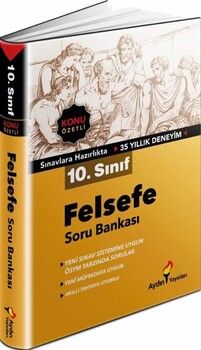 2024 Aydın Yayınları 10. Sınıf Felsefe Konu Özetli Soru Bankası