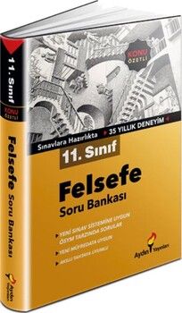 2024 Aydın Yayınları 11. Sınıf Felsefe Konu Özetli Soru Bankası