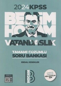 2024 Benim Hocam Yayınları KPSS Vatandaşlık Tamamı Çözümlü Soru Bankası