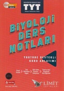2024 Limit Yayınları TYT Biyoloji Konu Anlatımı Ders Notları