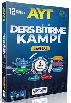 2024 Yanıt Yayınları AYT Sayısal Ders Bitirme Kampı
