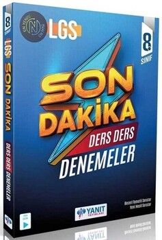 2024 Yanıt Yayınları 8. Sınıf LGS Tüm Dersler Son Dakika Ders Ders Denemeleri