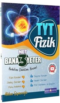 2025 Bana Yeter Yayınları TYT Fizik Bana 3 Net Yeter