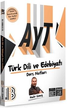 2025 Benim Hocam AYT Türk Dili ve Edebiyatı Ders Notları