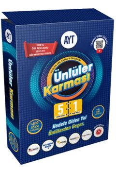2025 Ünlüler Karması AYT 1. Dönem 5 li Deneme