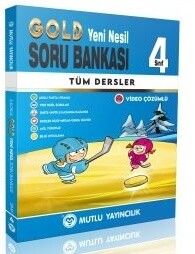 2025 Mutlu Yayıncılık 4. Sınıf Tüm Dersler Gold Soru Bankası