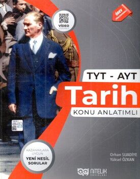 2025 Nitelik Yayınları TYT AYT Tarih Konu Anlatımlı