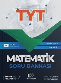 2025 On Çarpı On Yayınları TYT Matematik Soru Bankası