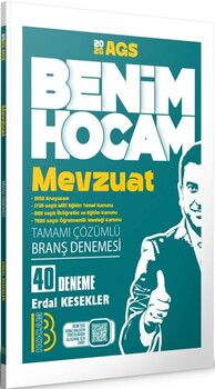 2026 Benim Hocam MEB AGS Mevzuat 40 Deneme