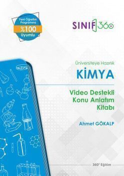 360 Eğitim Yayınları Üniversiteye Hazırlık Kimya Video Destekli Konu Anlatım Kitabı