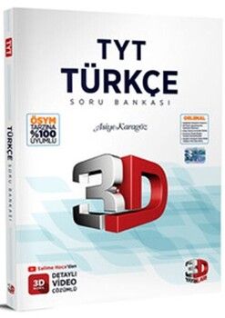 3D Yayınları 2023 TYT Türkçe Soru Bankası