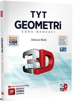 3D Yayınları 2023 TYT Geometri Soru Bankası