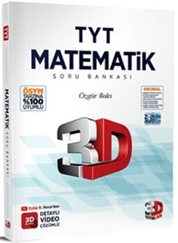 3D Yayınları 2023 TYT Matematik Soru Bankası