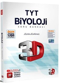 3D Yayınları 2023 TYT Biyoloji Soru Bankası
