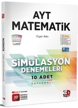 3D Yayınları AYT Matematik Simülasyon 10 lu Denemeleri
