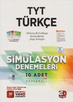 3D Yayınları TYT Türkçe Simülasyon 10 Deneme