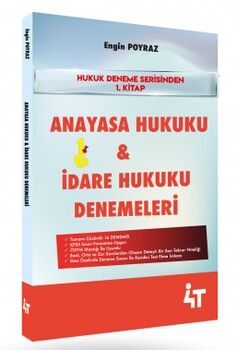 4T Yayınları Hukuk Deneme Serisi 1. Kitap Anayasa Hukuku İdare Hukuku Denemeleri