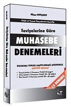 4T Yayınları Seviyelerine Göre Muhasebe Denemeleri