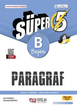 5.Sınıf (B) Süper Paragraf Soru Yeni Nesil