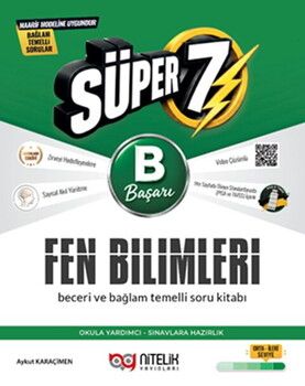 7.Sınıf (B) Süper Fen Bilimleri Soru Kitabı Yeni Nesil