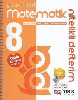 8.Sınıf Akıllı Defter Matematik Yeni Nesil Nitelikli
