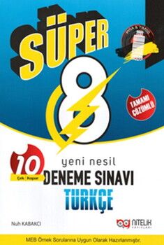 8.Sınıf Deneme Yeni Nesil Süper Türkçe Tamamı Çözümlü