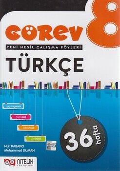 8.Sınıf Görev Türkçe (36 Hafta)